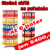 Oto�n� stojan na po�ada�e