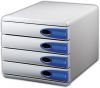 Z�suvkov� box Leitz Allura - 4 z�suvky