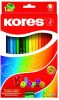 KORES Hexagon�ln� pastelky, 3mm/36ks
