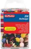 Herlitz - Napínáčky 200 ks, barevné