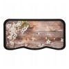 Plastový odkapávač na boty FLOMA Flowers & Wood - 38 x 75 x 2,1 cm