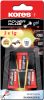 Vteřinové lepidlo Kores Power Glue Gel 3x1g