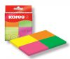 Neonové samolepicí bločky Kores 40x50 mm, 4 barvy