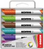 Popisovač Kores K-Marker whiteboard, kulatý hrot,  6 ks