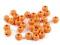 Dřevěné korálky 10 mm - 10 oranžovožlutá, 1000 g