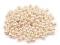 Skleněné voskové perly 6 mm - 05A krémová, 50 g
