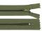 Spirálový zip No 3 délka 18 cm pinlock - 268 olivová zeleň, 1 ks