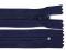 Spirálový zip No 3 délka 18 cm pinlock - 330 modrá tmavá, 1 ks