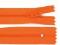 Spirálový zip No 3 délka 20 cm pinlock - 158 oranžová, 1 ks