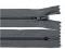 Spirálový zip No 3 délka 16 cm autolock - 312 šedá tmavá, 1 ks