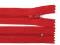 Spirálový zip No 3 délka 16 cm autolock - 148 červená, 1 ks