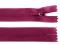 Spirálový zip skrytý No 3 délka 60 cm dederon - 640 Ibis Rose, 1 ks