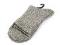 Ponožky teplé žíhané unisex - 9 zelená khaki, 1 pár