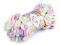 Pletací příze Alize Puffy color 100 g - 21 (5938) mentolová fialová, 1 ks