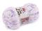 Pletací žinylková příze Dolphin Baby Colors 100 g - 1 (80410) bílá fialová, 1 ks