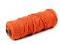 Šňůra / příze s duší 5 mm - 57 /050 oranžová střední, 10 m