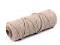 Šňůra / příze s duší 5 mm - 58 /033 béžová velbloudí, 10 m