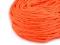 Oděvní šňůra PES 6 mm - 4 oranžová neon, 100 m