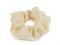 Gumička scrunchie do vlasů - 7 krémová světlá, 1 ks