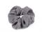 Gumička scrunchie do vlasů - 5 šedá střední, 1 ks