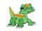 Nažehlovačka dinosaurus - 3 zelená sv., 1 ks