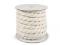 Bavlněná šňůra kroucená 15 mm macrame - režná světlá, 1 m