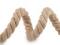 Bavlněná šňůra kroucená 20 mm macrame - 3 režná přírodní, 1 m