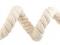 Bavlněná šňůra kroucená 20 mm macrame