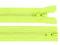Zip kostěný No 5 dělitelný 2 jezdce / dvoucestný 75 cm bundový - 229 žlutá neon, 1 ks