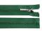 Kostěný zip No 5 délka 60 cm s ozdobným jezdcem - 273 zelená smrková, 1 ks