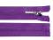 Kostěný zip No 5 délka 80 cm s ozdobným jezdcem - 170 fialová purpura, 1 ks