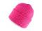Dámská zimní čepice s králičí vlnou a jemným lurexem - 1 pink, 1 ks