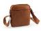 Pánská taška crossbody 20x23 cm - 1 hnědá koňak, 1 ks