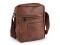 Pánská taška crossbody 20x28 cm - 2 hnědá, 1 ks
