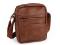Pánská taška crossbody 20x28 cm - 1 hnědá koňak, 1 ks