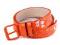 Dívčí pásek šíře 2,9 cm - 10 (85 cm) oranžová, 1 ks