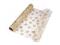 Vánoční organza s glitry šíře 36 cm - 2 zlatá sv. zlatá, 4.5 m