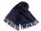 Šátek / šála typu pashmina s třásněmi 65x180 cm - 10 (05) modrá pařížská, 1 ks