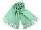 Šátek / šála typu pashmina s třásněmi 65x180 cm - 15 (15) mint, 1 ks