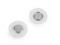 Skryté magnetické zapínání k našití 15 mm - 5 transparent kulaté, 1 pár