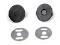Magnetické zapínání tenké 18 mm - 5 černý lak, 5 sada