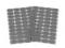 Suchý zip samolepicí obdélníčky 15x25 mm - 4 šedá, 1 karta