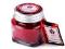Malá vonná svíčka ve skle s jmenovkou 28 g - 15 (Pomegranate) červená, 1 ks