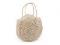 Hkovan kabelka z rafie - lka se zipem 33x37 cm - 1 ren svtl, 1 ks