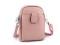 Dámská / dívčí kabelka crossbody s popruhem 14x19 cm - 13 pudrová, 1 ks