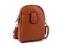 Dámská / dívčí kabelka crossbody s popruhem 14x19 cm - 17 hnědá koňak, 1 ks