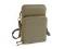 Peněženka s kapsou na mobil přes rameno crossbody 11,5x18 cm - 4 šedozelená sv., 1 ks