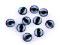 Sklenn oi k nalepen koka, drak 10 a 12 mm - 4 (12 mm) modr svtl, 10 ks