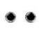 Oči glitrové s pojistkou 10 mm - 1 (8) stříbrná, 10 sada