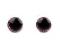 Oči glitrové s pojistkou 10 mm - 5 cyklámenová, 10 sada